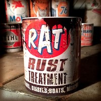 Rat rust treatment oil can Gift Motorcycle Car Mechanic Gift 11oz Tea coffee mug
