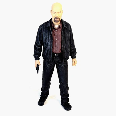 Mezco Breaking Bad Walter White Heisenberg 6" Action Figure 2013 No Hat Glasses Cover