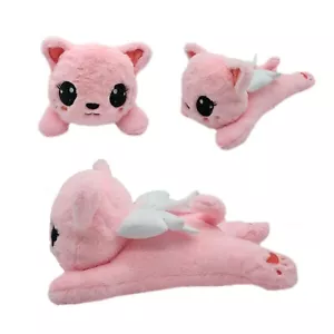 Pink Cute Cat Miss Misa Plush Toys Soft Stuffed Animal Doll Kids Birthday Gifts - Picture 1 of 11