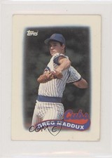 1989 Topps League Leaders Minis Greg Maddux #4 HOF