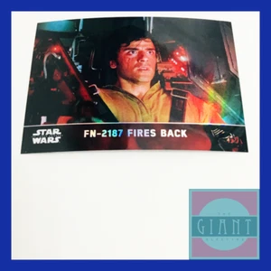 2016 Star Wars The Force Awakens Chrome Base Hobby Refractor #18 Trading Card - Picture 1 of 2