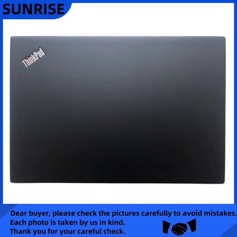 Lenovo ThinkPad T480s LCD Back Rear Cover Top Lid & Bezel IR FHD 01yt306