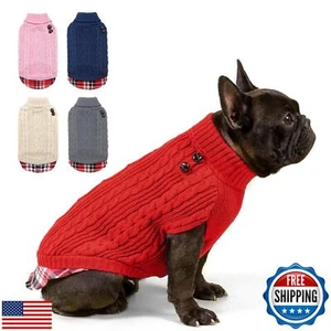 KYEESE Dog Christmas Sweater Pullover for Medium Dogs, Girl and Boy Knitwear  - Picture 1 of 5