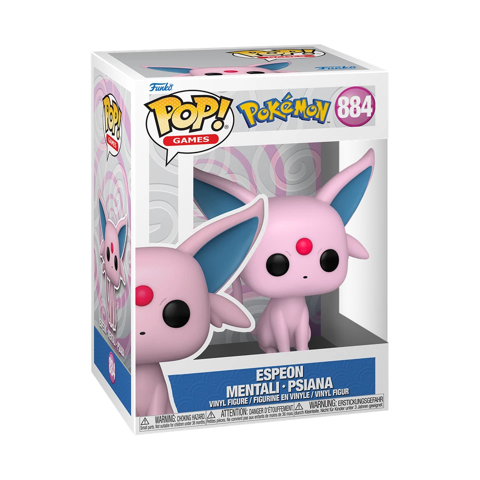 Pokemon Espeon Pop Games #884 Figura Vinilo Funko Foto 1 de 1