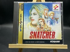 Snatcher ~Cyber Punk Adventure~ w/spine (Sega Saturn,1996) from japan