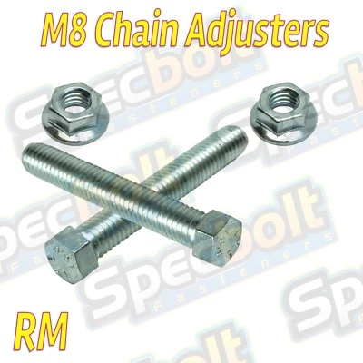 M8 Specbolt heat treated 10.9 Chain Adjuster Bolts Suzuki RM125 RM250 RM 125 250 - Image 1 of 3