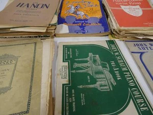 Lot 35 Pieces Vintage Sheet Music Classical Schirmer's Beethoven Chopin SH25 - Picture 1 of 17