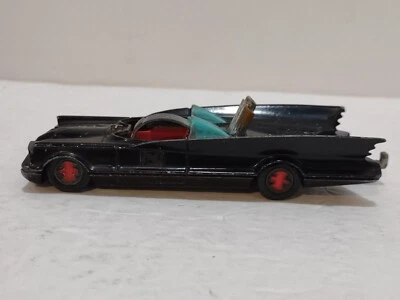 Vintage Corgi Batmobile 267 Red Hubs & Tow hitch for parts or restoration *READ* - Image 1 of 4