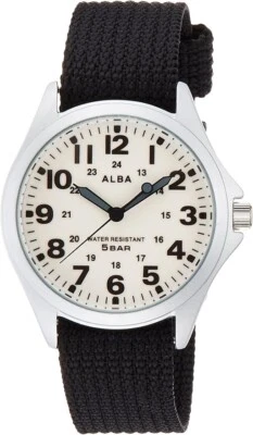 SEIKO ALBA Full Luminous Dial Field Watch AQPK401 Japanese Domestic Model JP - Image 1 of 4