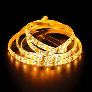 5m (500cm) LED Streifen Band Leiste 24V Gelb IP65 300LEDs 60LED/m SMD2835 - Picture 1 of 1