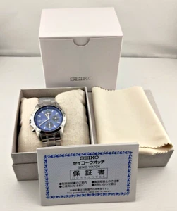 SEIKO Selection Chronograph Quartz SBTQ071 Mens Watch Silver Blue
