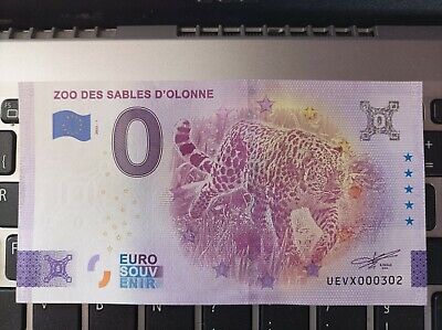 Billet Euro Souvenir 2022-1 Zoo Des Sables D'olonne  • 3.30€