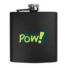 6oz (170ml) 'POW! Comic Book Word Pop Art Text ' Pocket Hip Flask (HP00024667)