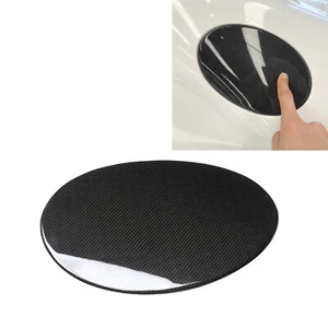 Car Gloss Carbon Fiber Fuel Tank Cap Cover Trim For Porsche 911 992 2020-2025 - Picture 1 of 7