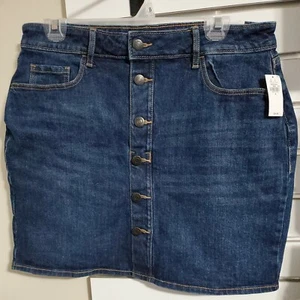 Womens Mini Skirt High Waisted old navy Size 8 - Picture 1 of 5