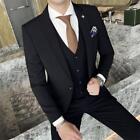 Men Suit Jacket Formal Business Slim Fit Wedding Groom Tuxedo Casual Blazer Coat