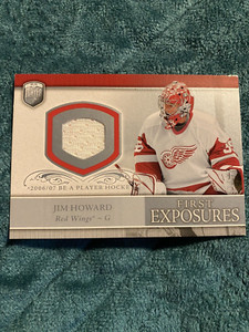 2006-07 Be A  Player Portraits First Exposures FEJH Jim Howard Detroit Red Wings