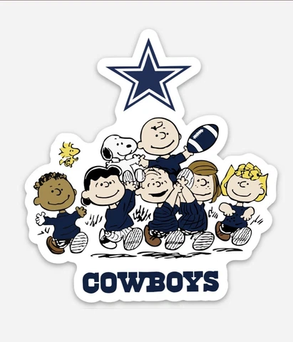 Dallas Cowboys MAGNET - Die Cut Snoopy Car Woodstock NFL Football Dak Cover