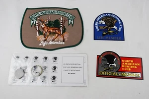 North American Hunting Club Life Member Patch 7.5"  Keychain and 2 Stickers - Picture 1 of 9