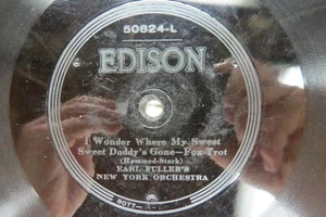 Earl Fuller's Orchestra - EDISON 50824 - I Wonder Where My Sweet Daddy's Gone    - Imagen 1 de 4