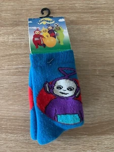Vintage 1996 Teletubbies "Tinky Winky" Rare Kids Socks Never Opened BBC - Picture 1 of 5