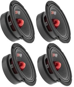 4 DS18 PRO-GM6B 6.5" Midrange Bullet Speakers 480 Watts Max Power 4 Speakers