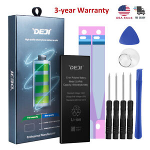 DEJI Replacement Internal Battery for iPhone 8 7 6s 6 Plus 5s 5c SE 1st Gen