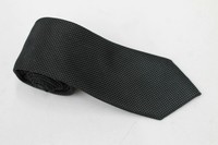 HAWES & CURTIS Men's Black & White Spotted Silk Classic Cut Neck Tie NEW