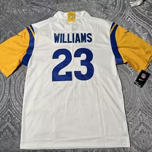 Kyren Williams Jersey Los Angeles Rams White Mens Large #23 Stitched - Picture 1 of 6