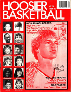 1984/85 Hoosier Basketball magazine Indiana Hoosiers GOOD