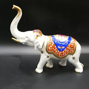 Vintage 60er Jahre Elefant Figur Porzellan Rudolf Kammer Volkstedt Top - Bild 1 von 8