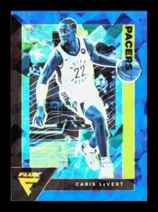 2020-21 Panini Flux Blue Cracked Ice Prizm Caris LeVert #69 Indiana Pacers