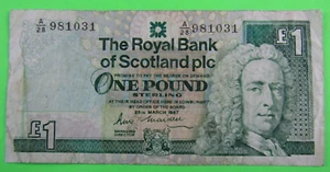 SCOTLAND, ONE POUND, P#346, 1987 - Picture 1 of 2