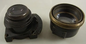 2 alte Einsätze für Optik (Messing/Bronze) evtl. Fotokamera Militär ? K120725A0 - Bild 1 von 11