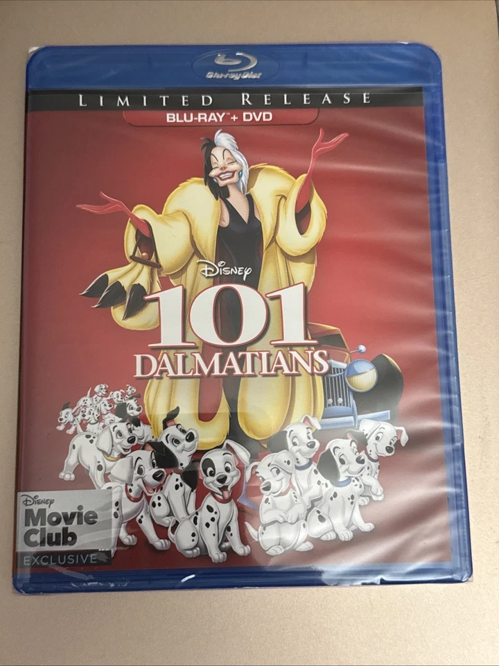 101 Dalmatians (Blu-ray/ DVD, 2018, 2-Disc) LIMITED RELEASE W/SLIP     BRAND NEW - Image 1 of 1