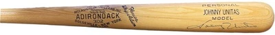 Johnny Unitas signed Adirondack Personal Model 302 Bat- Beckett  Review (Colts) - Image 1 of 4