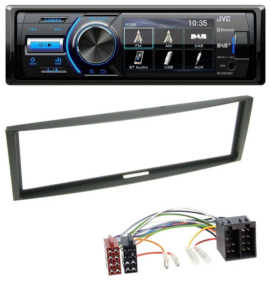 JVC Bluetooth MP3 USB DAB Autoradio für Renault Megane Megane Scenic Modus Clio - Bild 1 von 4