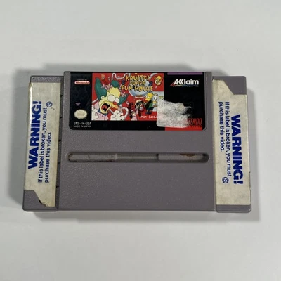 Krusty's Super Fun House - Super Nintendo SNES 100% Authentic Blockbuster Game - Image 1 of 4