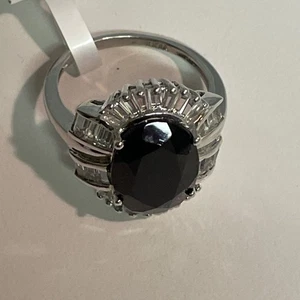 New with tags sterling silver black onyx ring size 8.25 - Picture 1 of 5