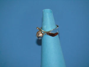Anello Georg Jensen "Goccia di rugiada" #152 pietra di luna Torun argento sterling misura US 6,0 - Foto 1 di 13