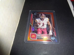 Darius Taylor 2025 Bowman U Chrome 1st Rookie ORANGE REFRACTOR SSP/25! RAR! - Bild 1 von 1