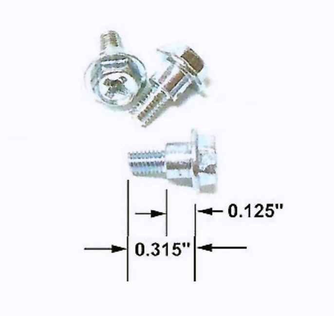 Dell M3 Screws XPS Optiplex Inspiron 5.25" DVD CD Offset Shoulder Mounting screw - Image 1 of 1
