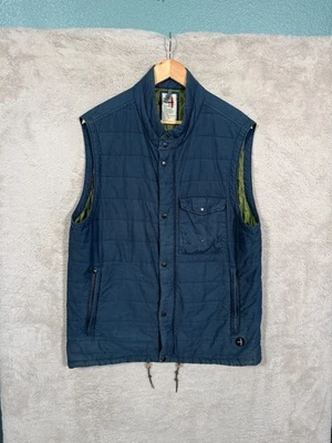 Relwen Quilted Vest Men’s Size XL Navy Blue Cotton Lined Puffer Utility Outdoor - Image 1 of 4