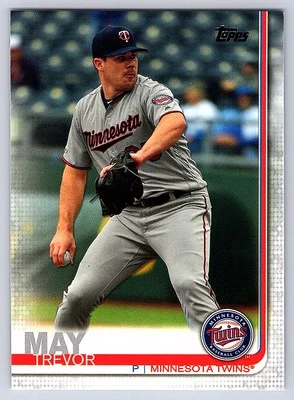 2019 Topps Update Base # US196 - Trevor May - Minnesota Twins - Image 1 of 2