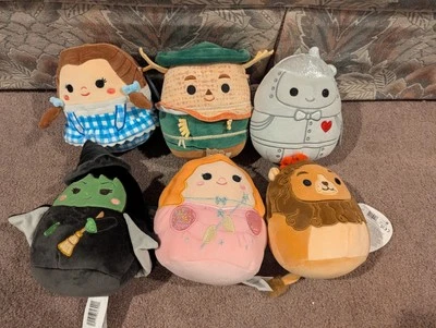 Set of 6 Original Squishmallows Wizard Of Oz 7" Brand New W/ Tags!  - Image 1 of 4