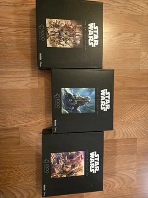 Rompecabezas de 1000 piezas colección de bellas artes de Star Wars lote sin abrir Foto 1 de 2