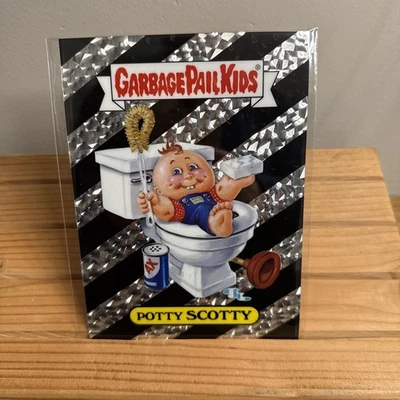2025 Garbage Pail Kids Get a Grip 5x7 Art Prints Stripes Potty Scotty 34/92 - Image 1 of 3