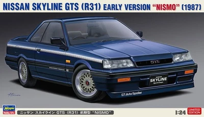 HASEGAWA, NISSAN Skyline GTS R31 - Nismo bleu à assembler et à peindre, échel... - Photo 1/3