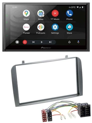 Pioneer USB 2DIN DAB MP3 Bluetooth Autoradio für Alfa Romeo GT 147 00-10 anthraz - Bild 1 von 4