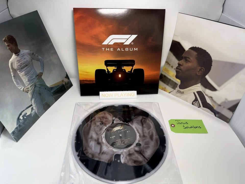 F1 The Album Soundtrack Limited Edition Liquid Filled Oil Effect Vinyl - IN-HAND - Image 1 of 2